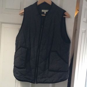 Light weight vest that can be dressed down or up.